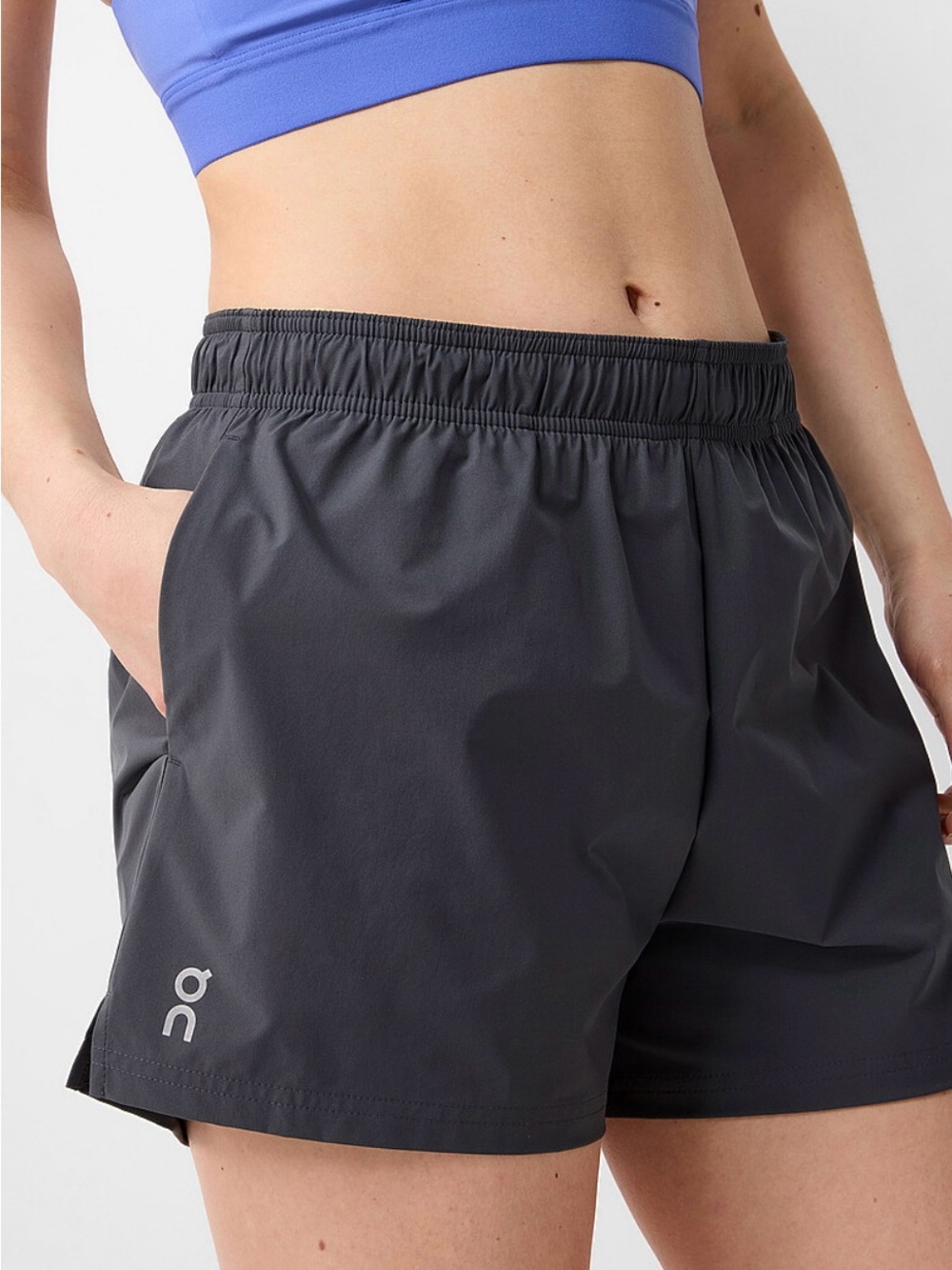 On Running Essential Running Shorts Dark Gray Lightweight Core Women’s Small